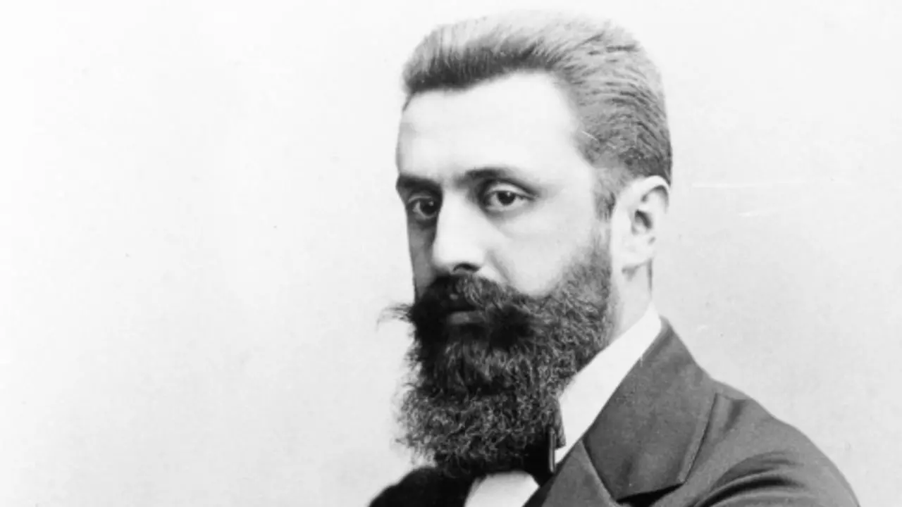 retrato de theodor herzl