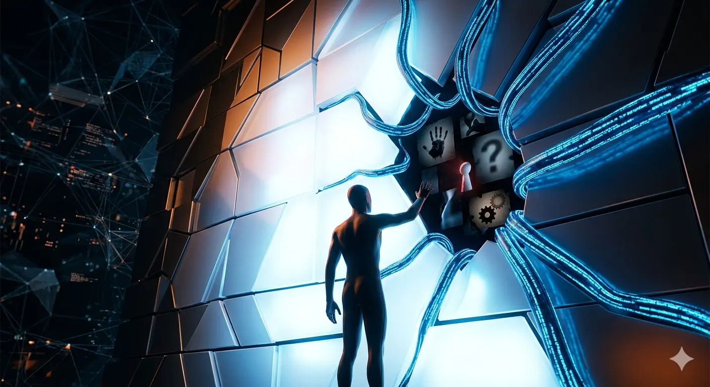 humano conectado a la IA