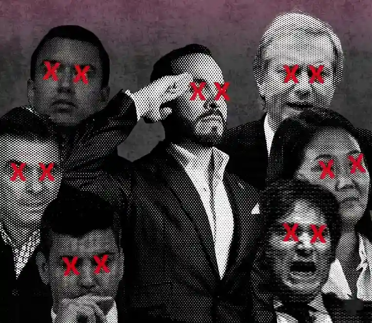 Ilustración presidentes de derecha y neofasistas de americalatina