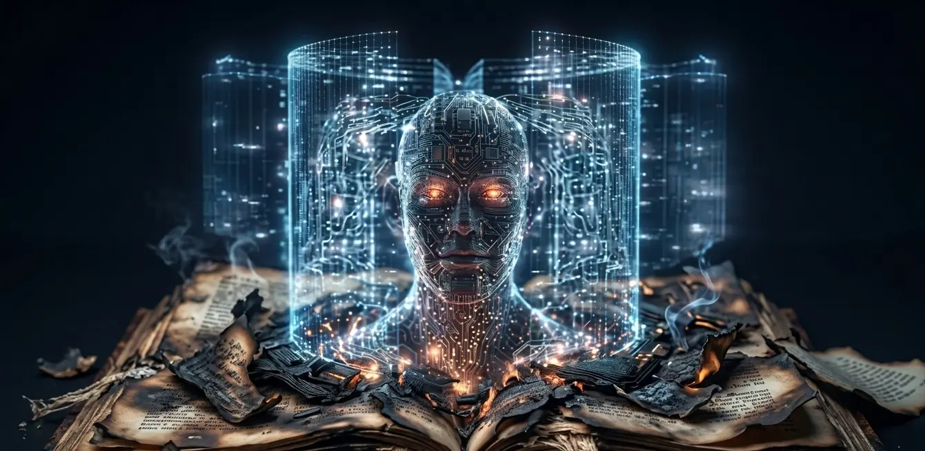 libro destruido por inteligencia artificial