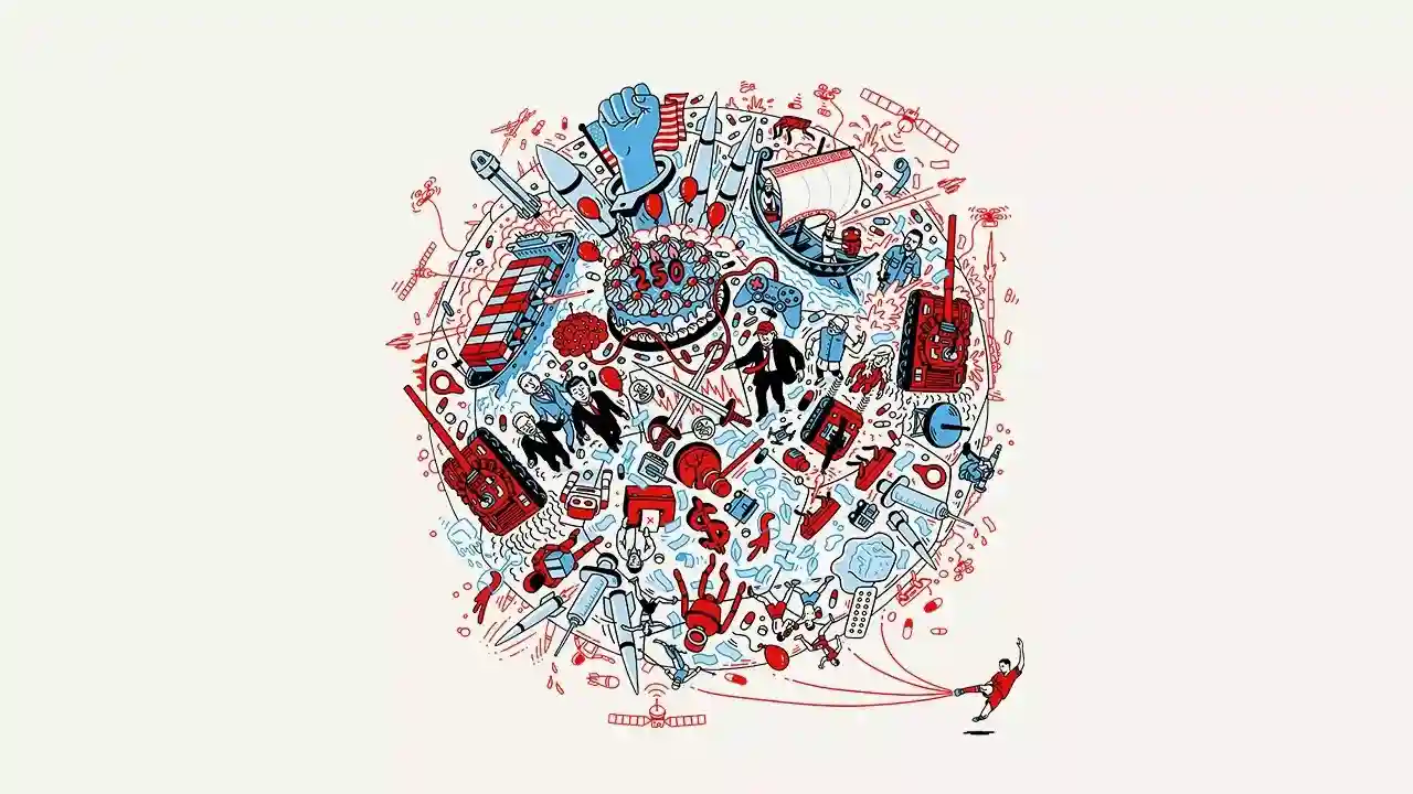 Ilustración de The world ahead 2026 por tom standage