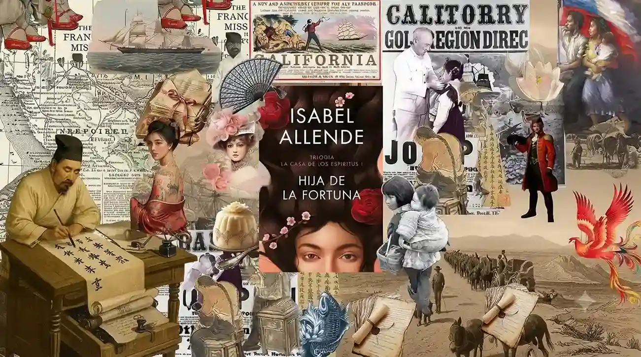 Libro la hija de la fortuna, trilogía de la casa de los espiritus por Isabel Allende