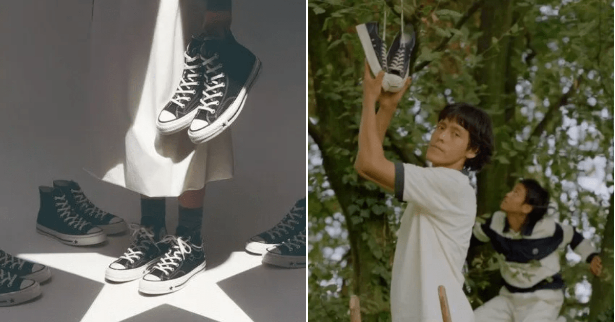 Fotografias publicadas por Converse en relación al racismo