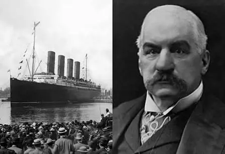 El titanic 1912 y JP Morgan